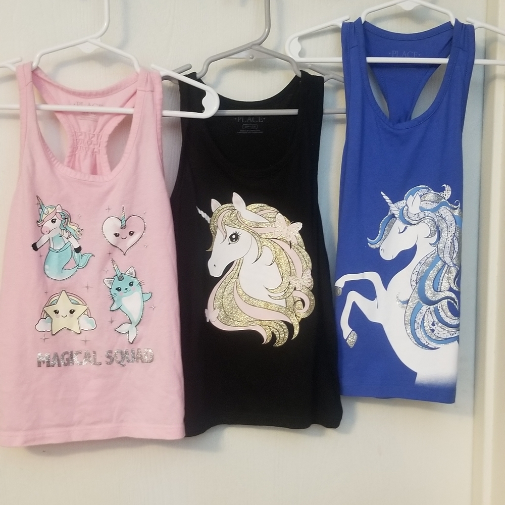 3 tank tops size 5/6 like new
